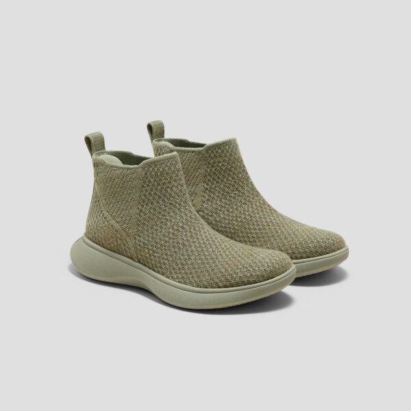 URBAN BOOTS SLIP-ON 圓頭運動靴 (自然色系羊毛防潑水)