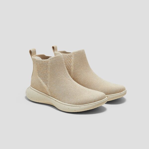 URBAN BOOTS SLIP-ON 圓頭運動靴 (淺卡其防潑水)